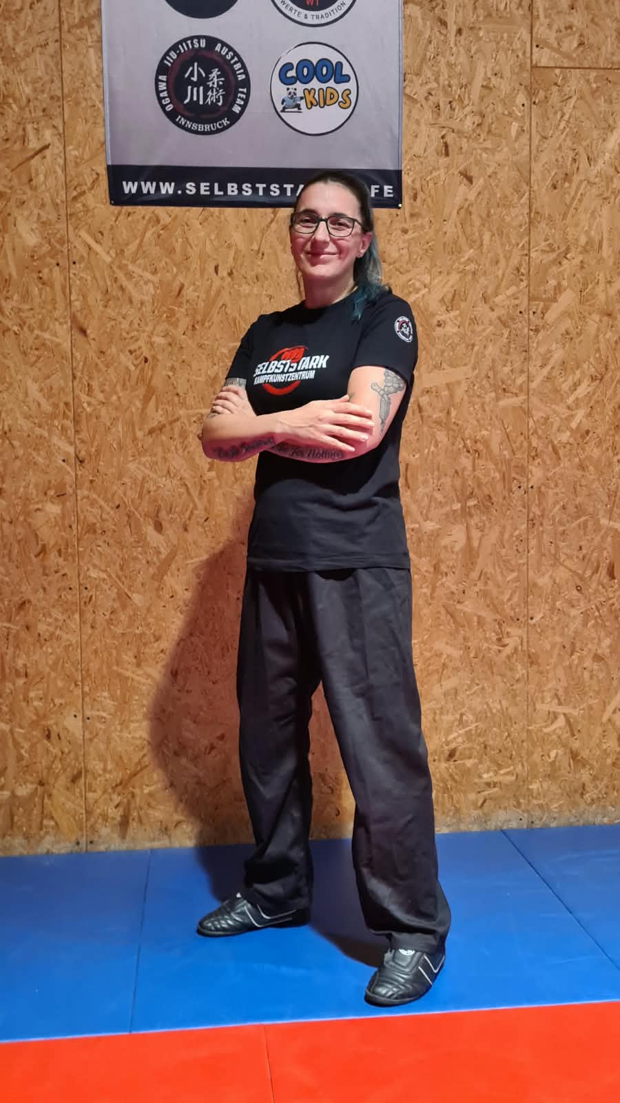 Sabine Rubner at the Selbststark dojo